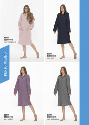 WOMEN'S DRESSING GOWN B50085 Tellini S.r.l. Wholesale Clothing